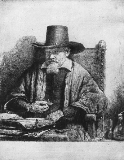 The Lawyer Tolling or the Doctor Arnoldus Tholinx or Petrus van Thol by Rembrandt van Rijn